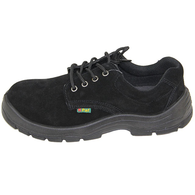 Factory Hot Selling Cheap Suede Steel Toe Safety Shoes Lightweight Breathable An